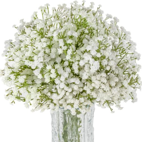 10 Stems White Artificial Baby’s Breath Gypsophila