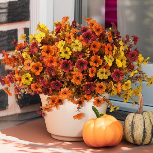 Artificial Fall Fake Plants Flowers for Outdoor