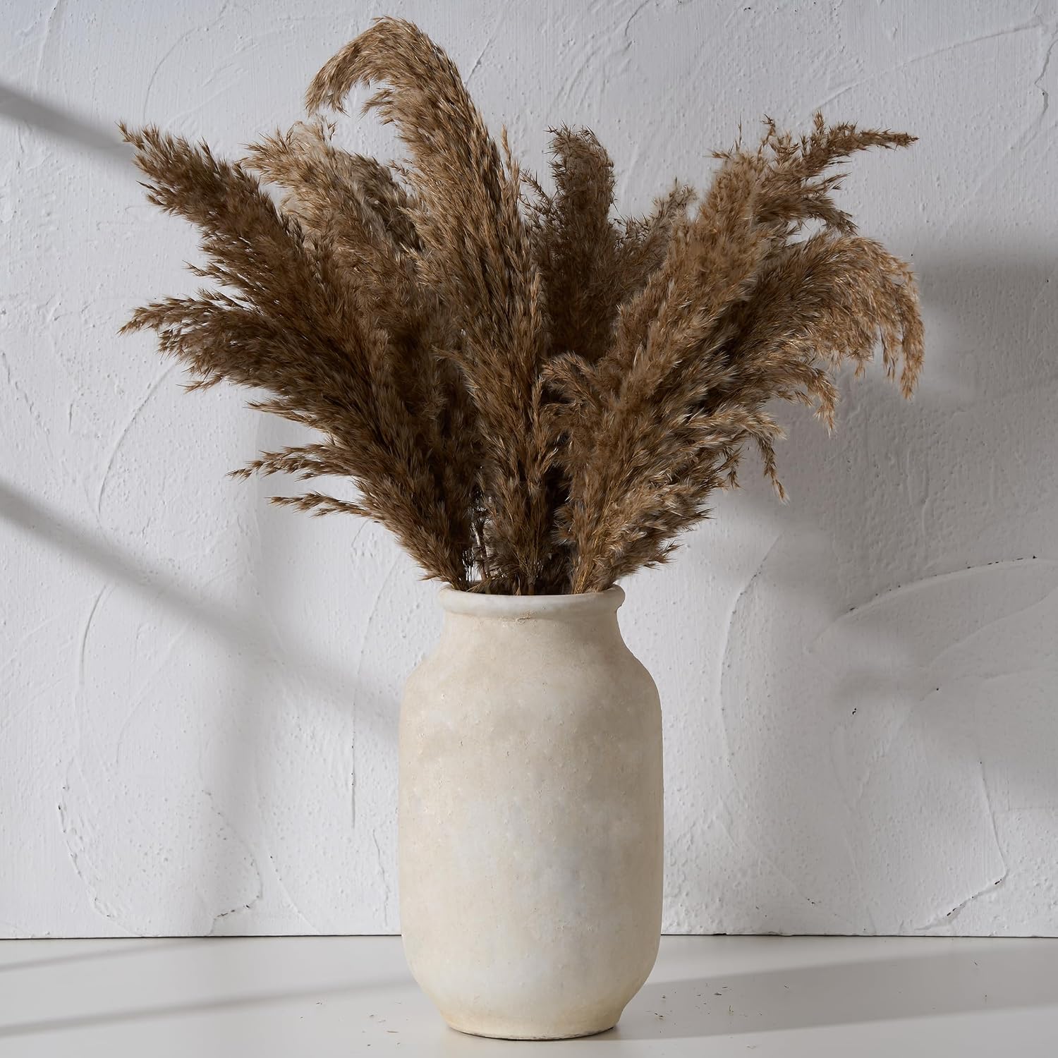 9.5" Fossil Rustic Farmhouse Ceramic Vase - Image 2