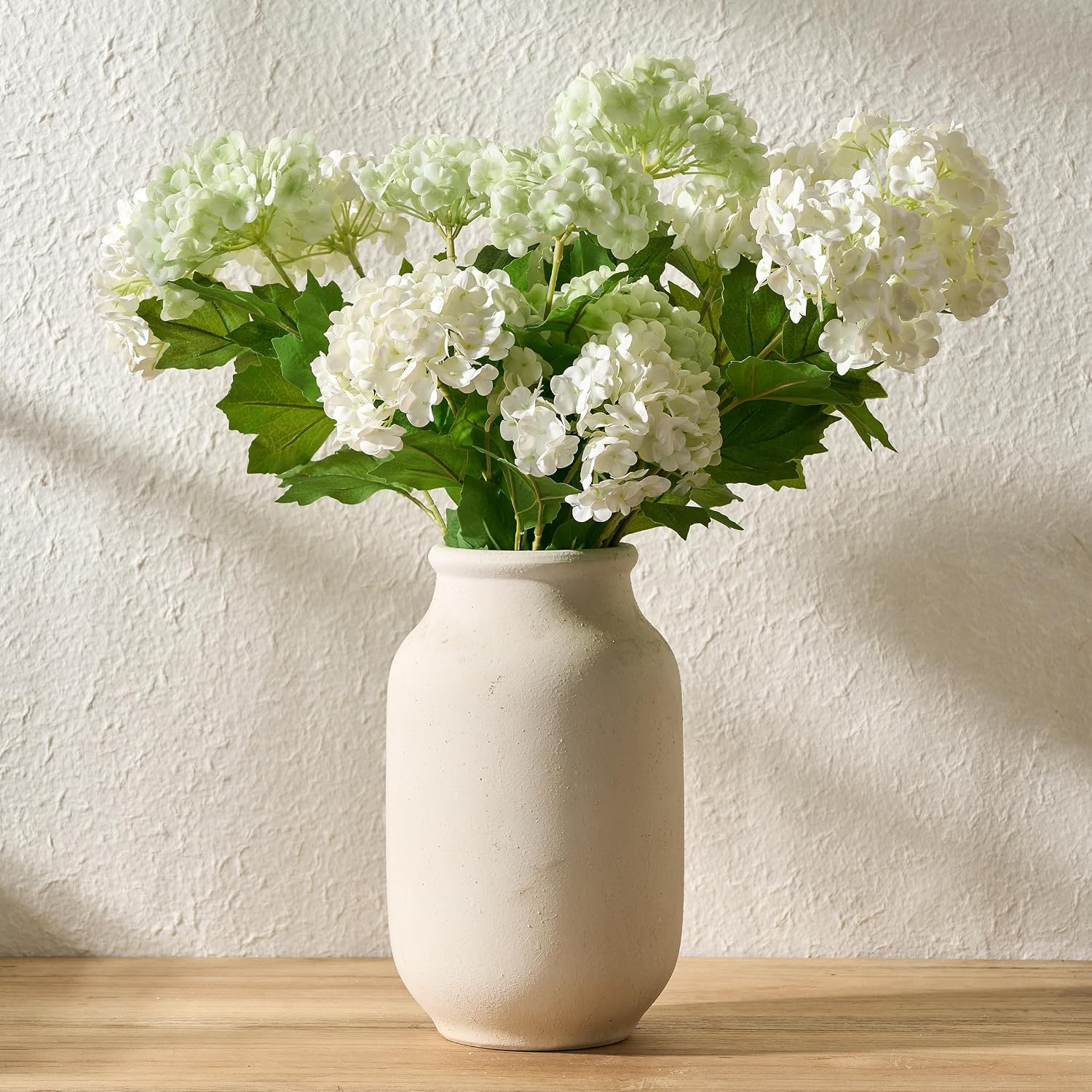 9.5" Fossil Rustic Farmhouse Ceramic Vase